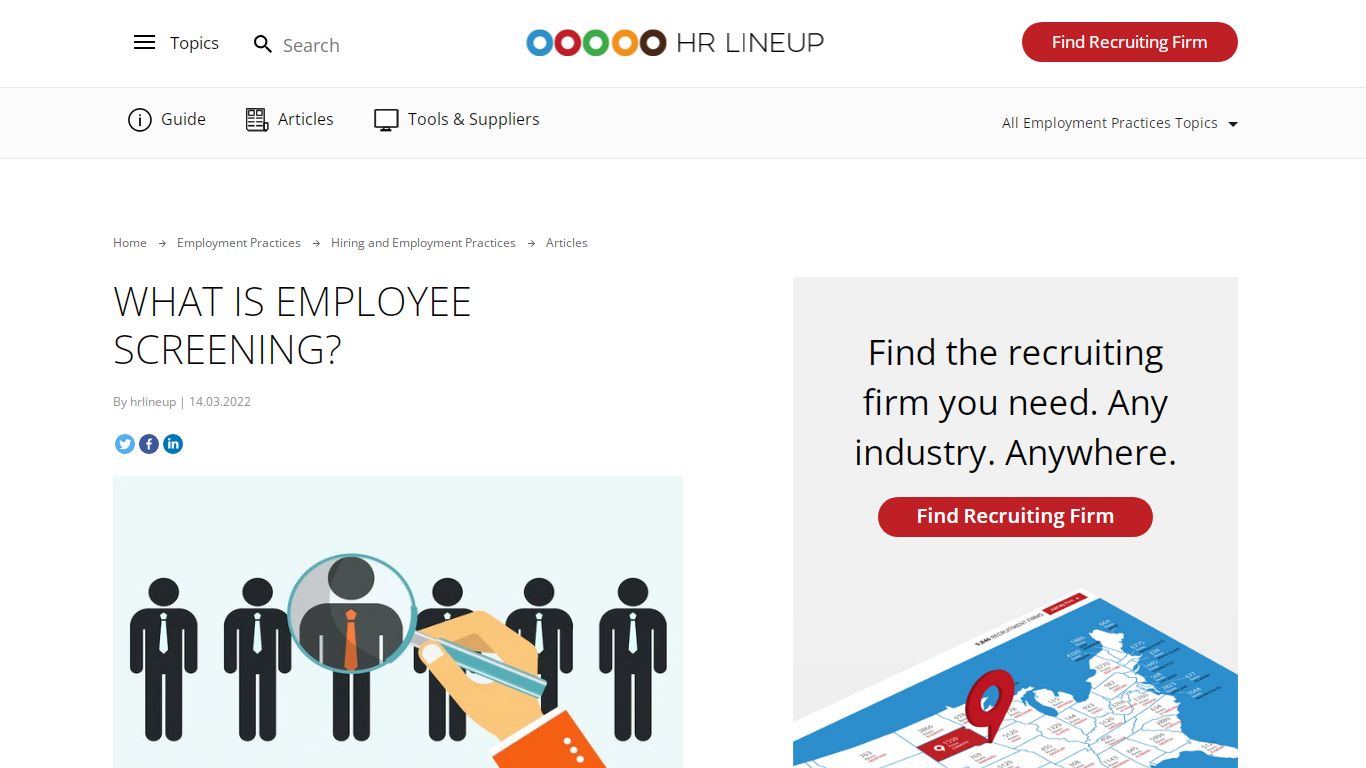 What is Employee Screening | HR LineUp